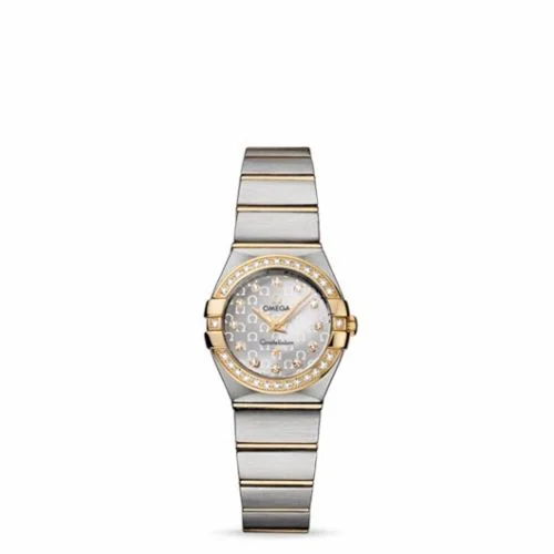 Omega Constellation Quartz 24 Brushed Stainless Steel / Yellow Gold / Silver Omega 123.25.24.60.52.002 (12325246052002)